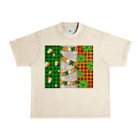 Sandshell irish flag with shamrocks and heart Urban Heavy Tee - AdoDesignShop