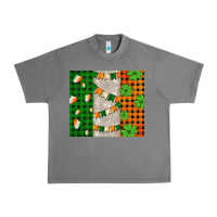 Tornado irish flag with shamrocks and heart Urban Heavy Tee - AdoDesignShop
