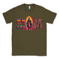 Army Green mom our lady of guadalupe Classic Tee - Artiststas
