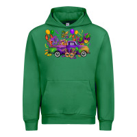 Emerald mardi gras truck Urban Hoodie - CowGirlArtShop