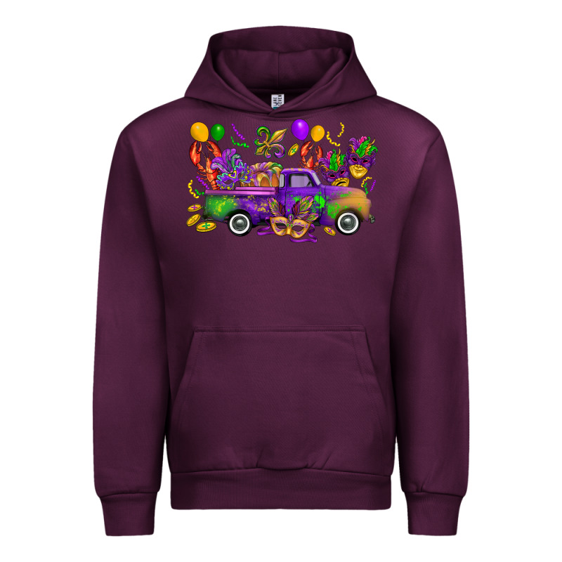 Mardi Gras Truck Urban Hoodie by CowGirlArtShop | Teevron