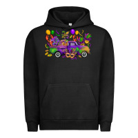 Pigment Black mardi gras truck Urban Hoodie - CowGirlArtShop