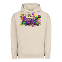 Pigment French Oak mardi gras truck Urban Hoodie - CowGirlArtShop