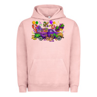 Pigment Salmon mardi gras truck Urban Hoodie - CowGirlArtShop