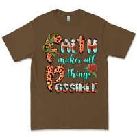 Cacao faith makes all things possible Premium Tee - BarkalooDesign