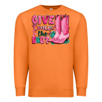 Carrot give cancer the boot Premium Sweatshirt - LillyAllenDesigns