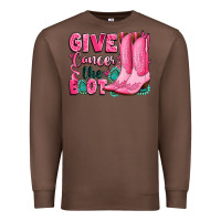 Chestnut give cancer the boot Premium Sweatshirt - LillyAllenDesigns