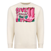 Sandshell give cancer the boot Premium Sweatshirt - LillyAllenDesigns