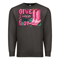Smoke give cancer the boot Premium Sweatshirt - LillyAllenDesigns
