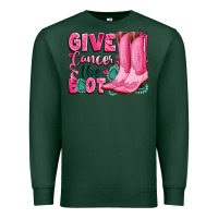 Sports Green give cancer the boot Premium Sweatshirt - LillyAllenDesigns