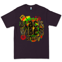 Plum black vibes only Premium Tee - texasbilliewilder