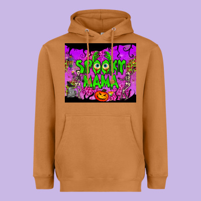 Spooky Mama Tumbler Heavyweight Hoodie Designed By Bundleandbundleshop
