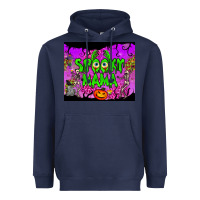 Navy spooky mama tumbler Heavyweight Hoodie - BundleAndBundleShop