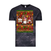 Cloud Black christmas gnomes Vintage Tee - Artiststas