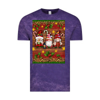 Cloud Purple christmas gnomes Vintage Tee - Artiststas