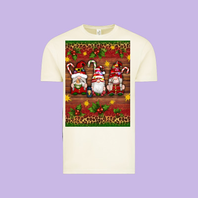 Christmas Gnomes Vintage Tee Designed By Artiststas