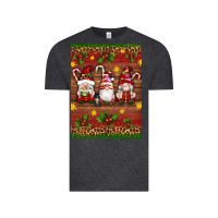 Vintage Black christmas gnomes Vintage Tee - Artiststas