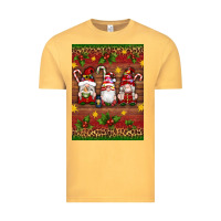 Vintage Mustard christmas gnomes Vintage Tee - Artiststas