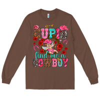 Chestnut cupid find me a cowboy Long Sleeve Tee - NancyCooperArtShop