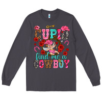 Smoke cupid find me a cowboy Long Sleeve Tee - NancyCooperArtShop