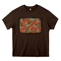 Chocolate Brown mexico pattern background Heavy Core Tee - Artiststas
