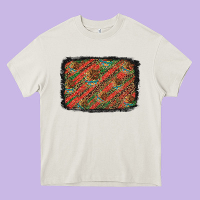 Mexico Pattern Background Heavy Core Tee Designed By Artiststas