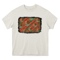 Cream mexico pattern background Heavy Core Tee - Artiststas