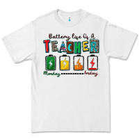 White battery life of a teacher Premium Tee - Zillion Design Studio