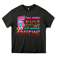 Asphalt too many kids not enough caffeine Heavy Core Tee - Zillion Design Studio