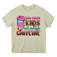 Mossy too many kids not enough caffeine Heavy Core Tee - Zillion Design Studio
