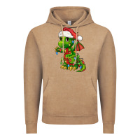 Vintage Coffee Christmas Cute Dragon Vintage Hoodie - FaDigitalArtStudio