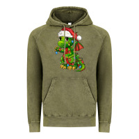 Vintage Olive Christmas Cute Dragon Vintage Hoodie - FaDigitalArtStudio