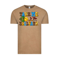 Vintage Coffee take me to the ballpark softball Vintage Tee - AdoDesignShop