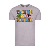 Vintage Zinc take me to the ballpark softball Vintage Tee - AdoDesignShop