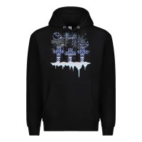 Black Christmas Christ Begins With Premium Hoodie - Bettercallsaul
