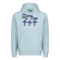 Blue Mist Christmas Christ Begins With Premium Hoodie - Bettercallsaul