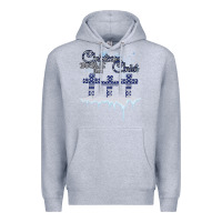 Heather Grey Christmas Christ Begins With Premium Hoodie - Bettercallsaul