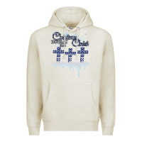 Oatmeal Heather Christmas Christ Begins With Premium Hoodie - Bettercallsaul
