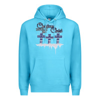 Ocean Blue Christmas Christ Begins With Premium Hoodie - Bettercallsaul