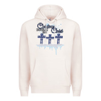 Pale Pink Christmas Christ Begins With Premium Hoodie - Bettercallsaul