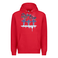 Red Christmas Christ Begins With Premium Hoodie - Bettercallsaul