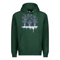 Sports Green Christmas Christ Begins With Premium Hoodie - Bettercallsaul