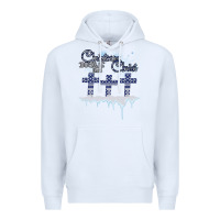 White Christmas Christ Begins With Premium Hoodie - Bettercallsaul
