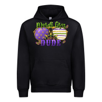 Black mardi gras dude Urban Hoodie - CowGirlArtShop