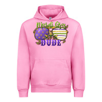 Fuchsia Pink mardi gras dude Urban Hoodie - CowGirlArtShop