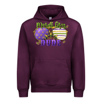 Mauve Wine mardi gras dude Urban Hoodie - CowGirlArtShop