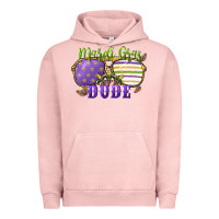 Pigment Salmon mardi gras dude Urban Hoodie - CowGirlArtShop