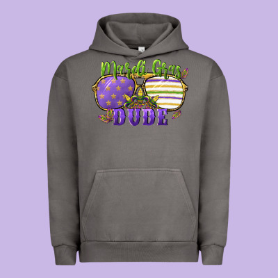 Mardi Gras Dude Urban Hoodie Designed By Cowgirlartshop