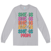 Moon Dust she is mom Long Sleeve Tee - JahusDesignShop