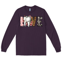 Plum love dentist life Long Sleeve Tee - Jasminsmagicworld